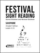 Festival Sight Reading: Saxophone P.O.D. cover